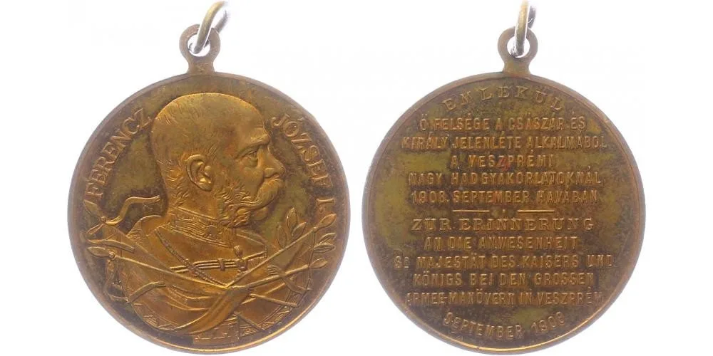 František Josef I., medaile vojenských manévrů — 1