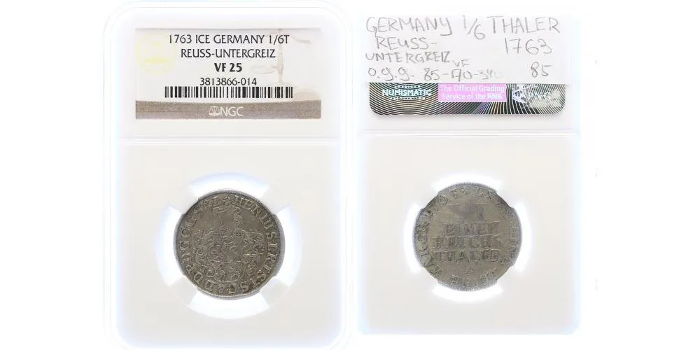 Reuss - Untergreiz, Heinrich III., 1733 - 1768 — 1