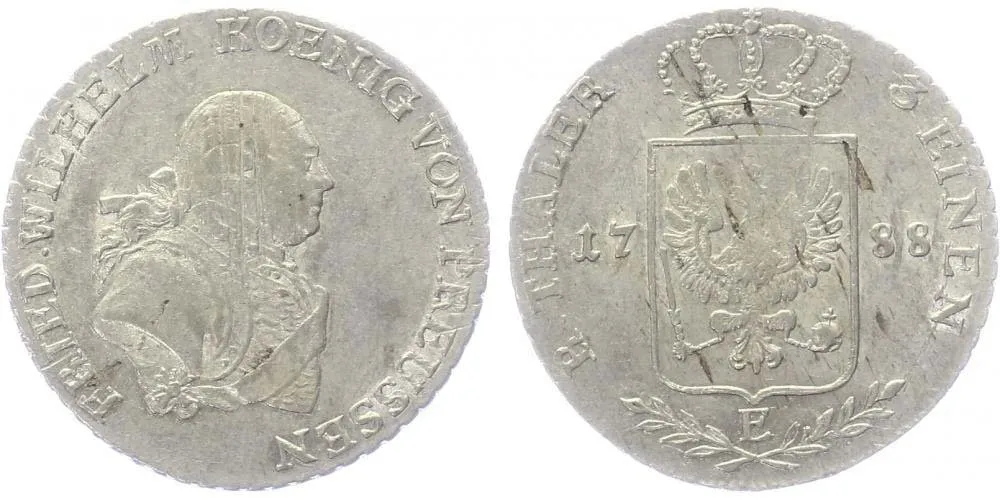 Prusko, Friedrich Wilhelm II., 1786 - 1797 — 1