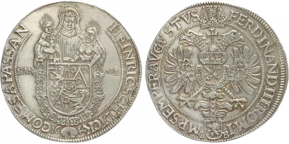 Šlik Jindřich, 1612 - 1650 — 1