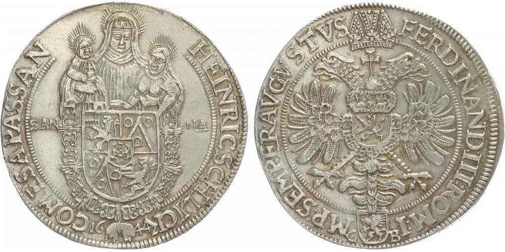 Šlik Jindřich, 1612 - 1650 — 1