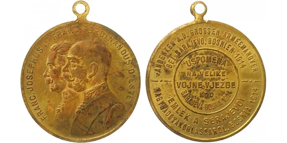 František Josef I., medaile vojenských manévrů — 1