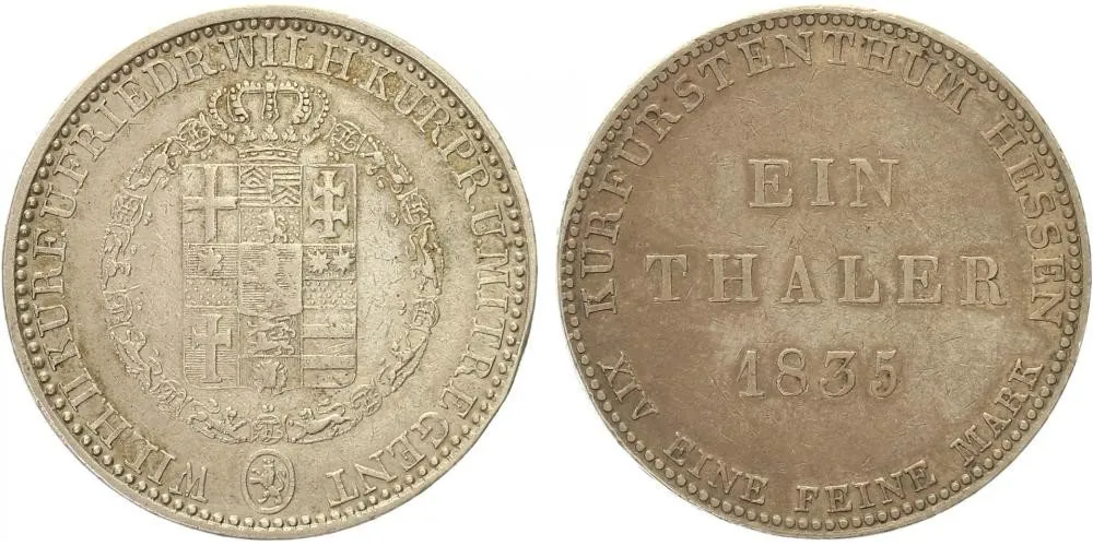 Hessen - Kassel, Wilhelm II., 1821 - 1847 — 1