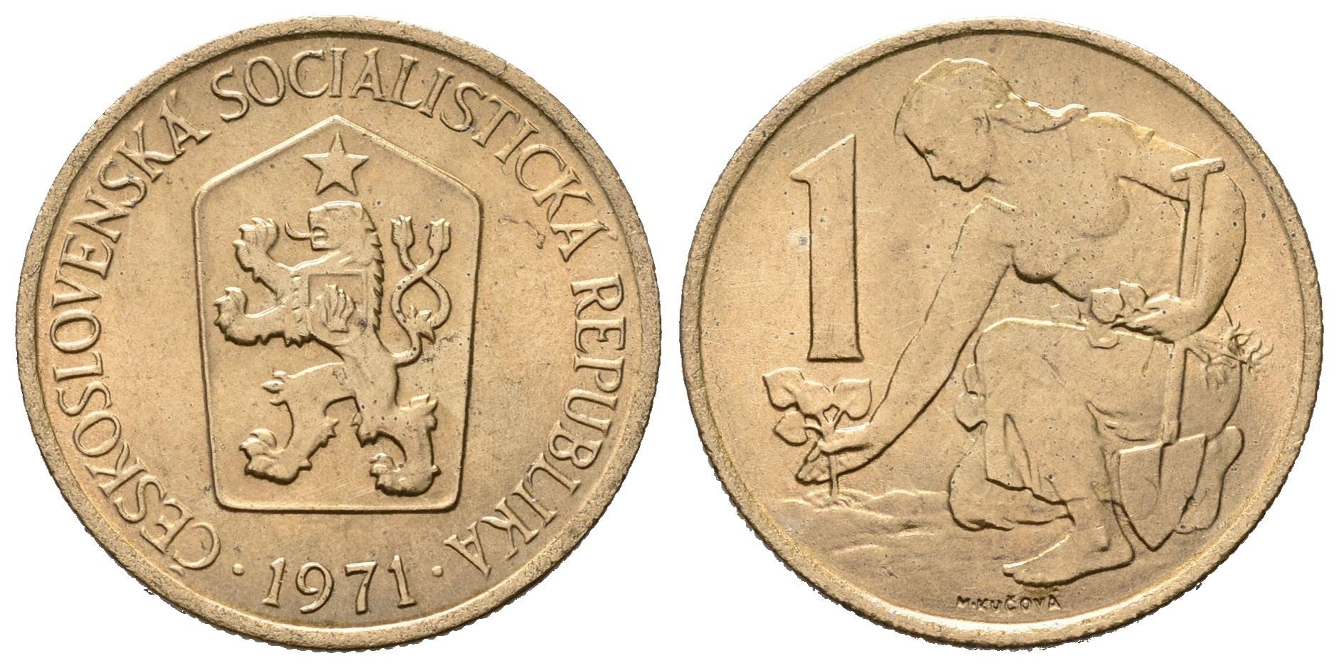 1 Koruna 1971