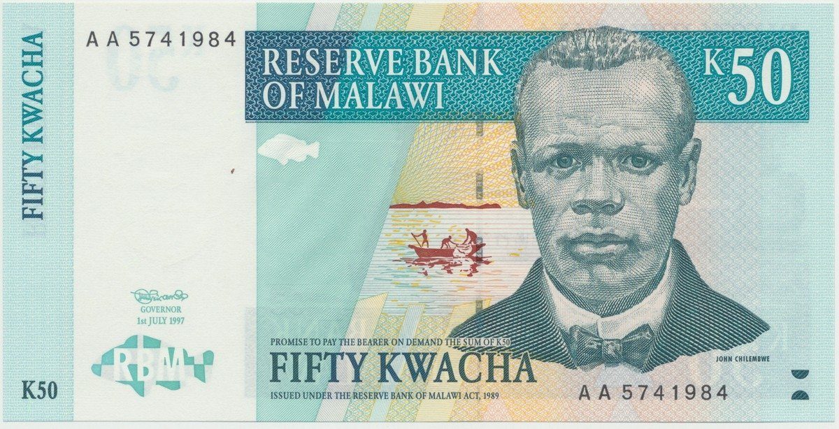 Malawi, 50 Kwacha 1997, P.39