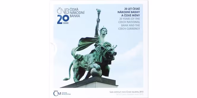 Ročníková sada mincí 2013- 20 let ČNB a české měny
