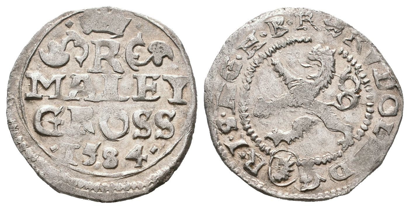Rudolf II., Malý groš 1584, Kutná Hora