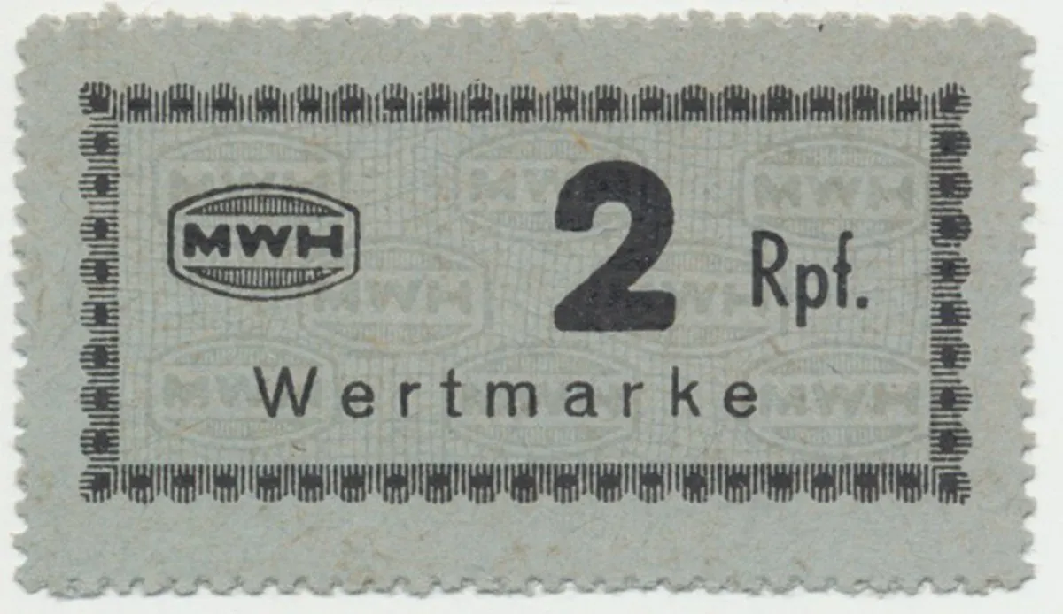 Holleischen (Holýšov) - MWH, 2 Reichspfennige b.d., Grab.Ho2