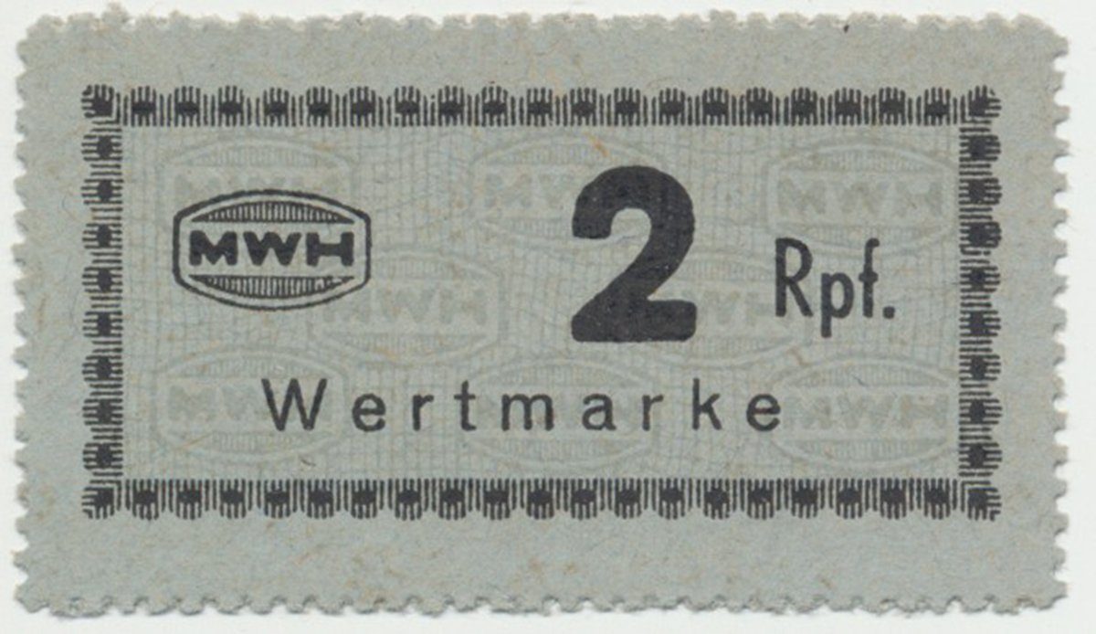 Holleischen (Holýšov) - MWH, 2 Reichspfennige b.d., Grab.Ho2