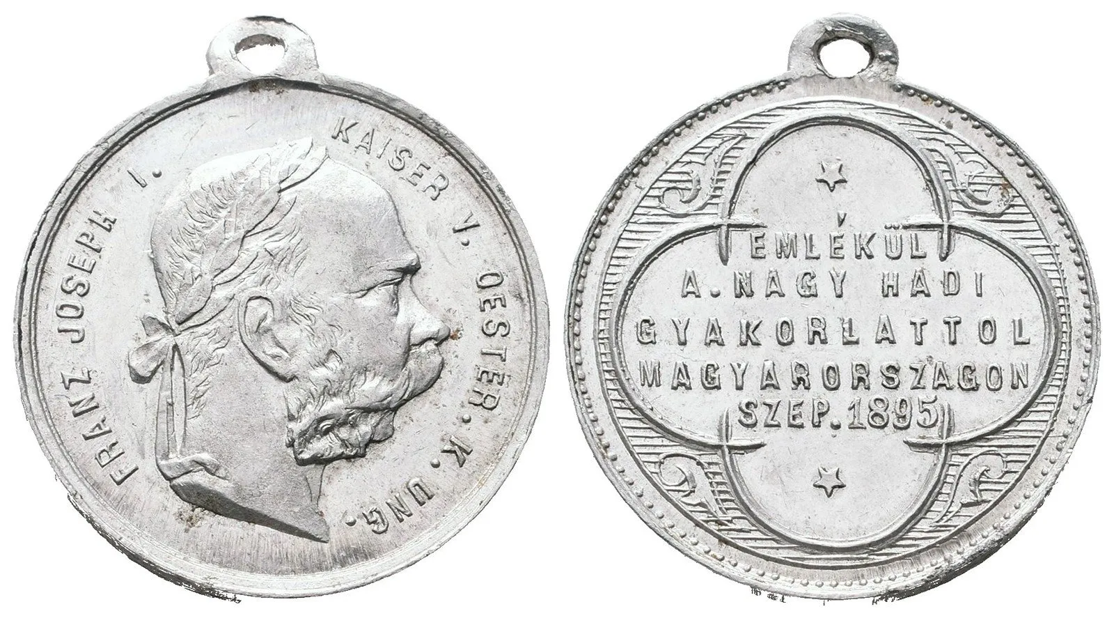 František Josef I., medaile vojenských manévrů — 1