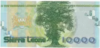 Sierra Leone, 10.000 Leones 2004, P.29a - fotografie 2