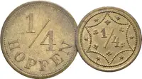 Holešov / Golleschau - Alfred Stahr a Karl Scheiner, známka na věrtel — 2
