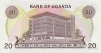 Uganda, 20 Shillings (1973), P.7c - fotografie 2