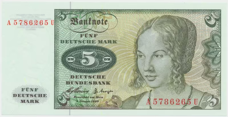 Německo - NSR, 5 DM 1960, Ro.262e
