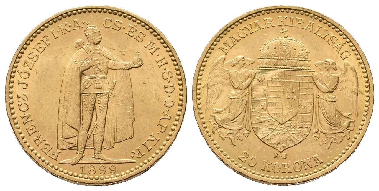 20 Koruna 1899 KB