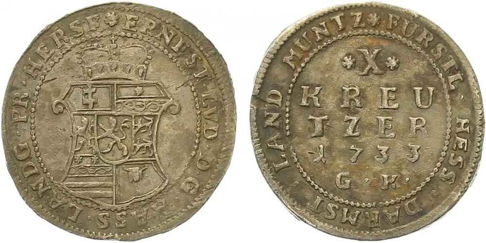 Hessen - Darmstadt, Ernst Ludwig I., 1678 - 1739 — 1