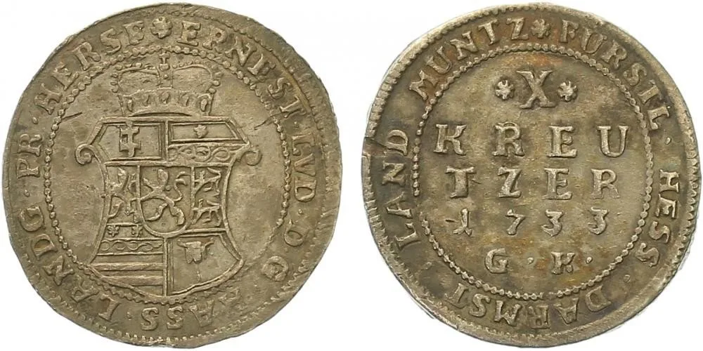 Hessen - Darmstadt, Ernst Ludwig I., 1678 - 1739 — 1