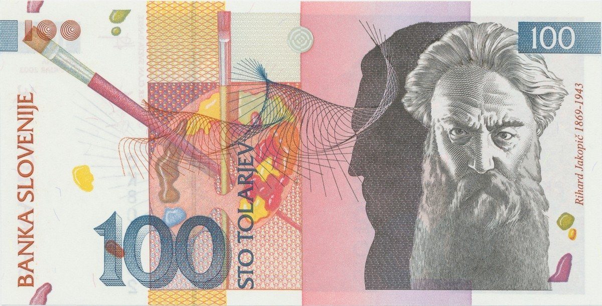 Slovinsko, 100 Tolarjev 2003, P.28a