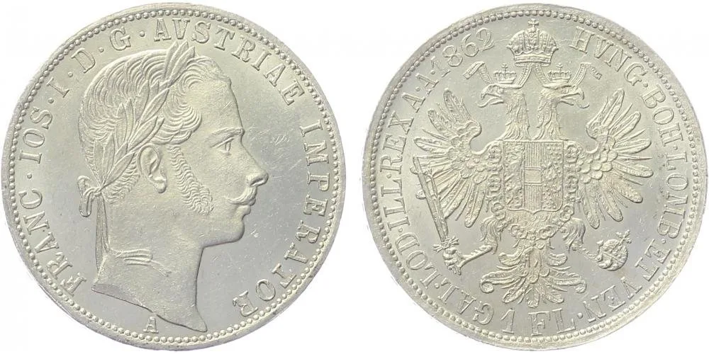 Rakouská a spolková měna, 1857 - 1892 — 1