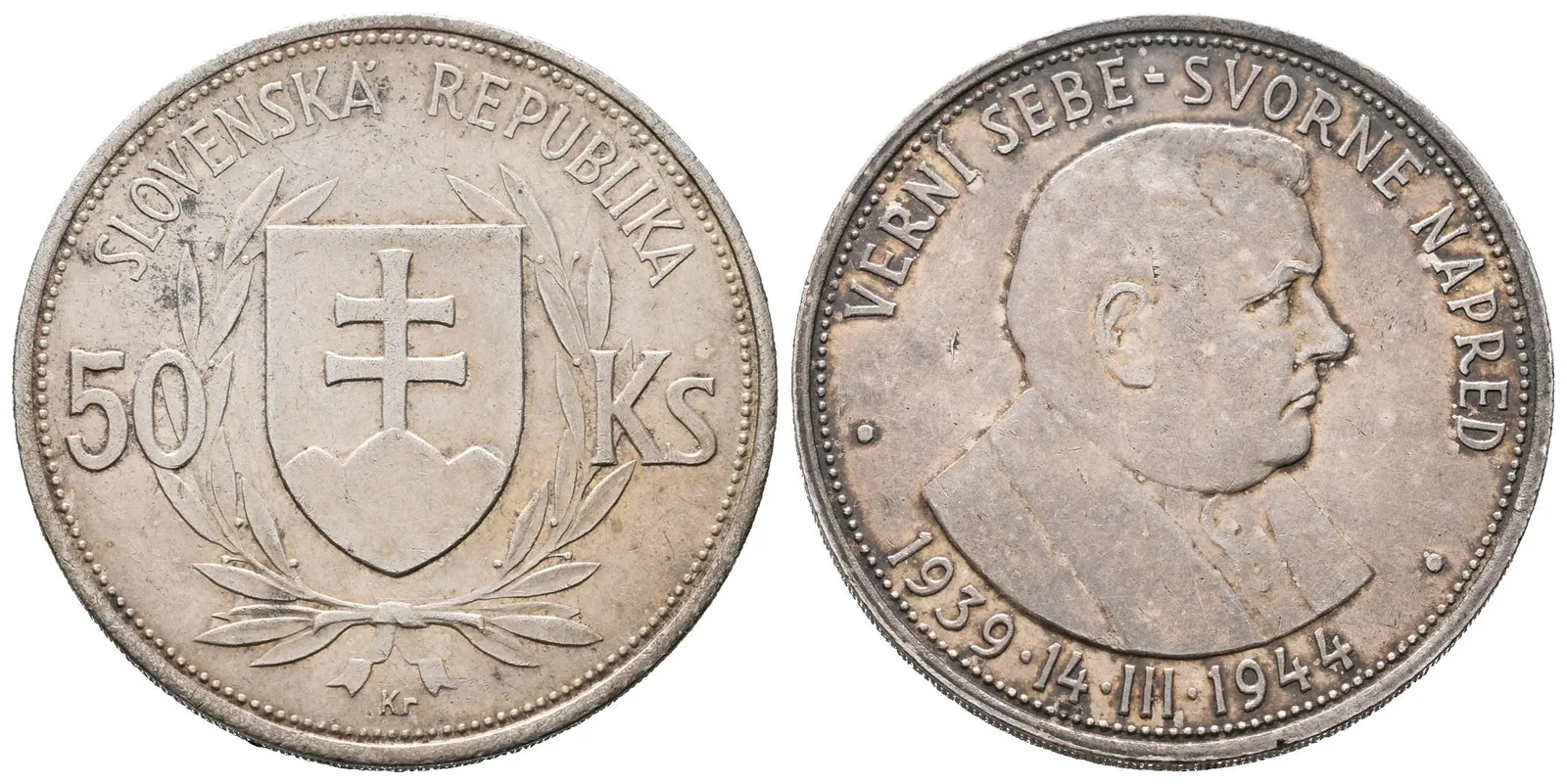 50 Koruna 1944 - Jozef Tiso