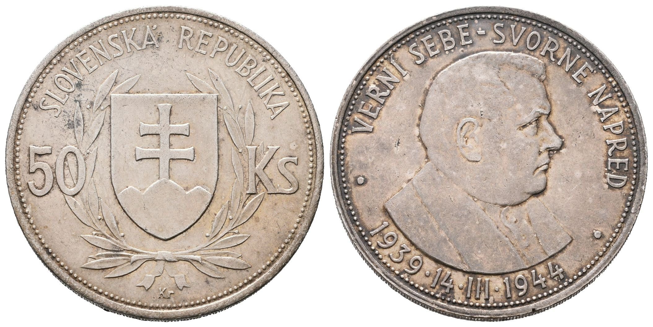 50 Koruna 1944 - Jozef Tiso
