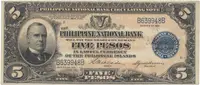 Filipíny, 5 Pesos 1921, P.53