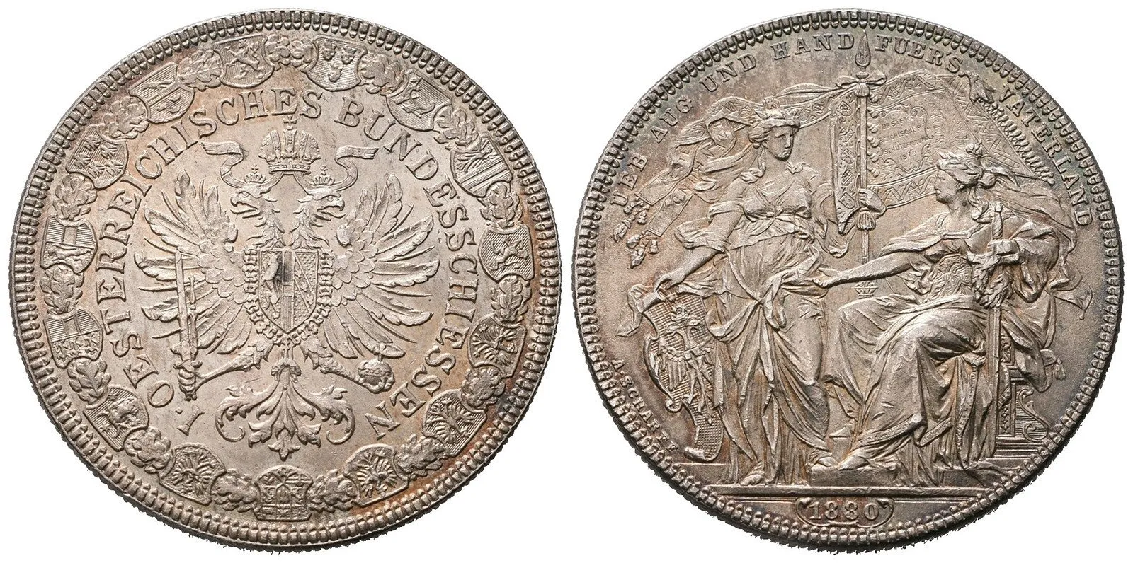 Rakouská a spolková měna, 1857 - 1892 — 1