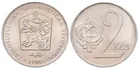 2 Koruna 1980