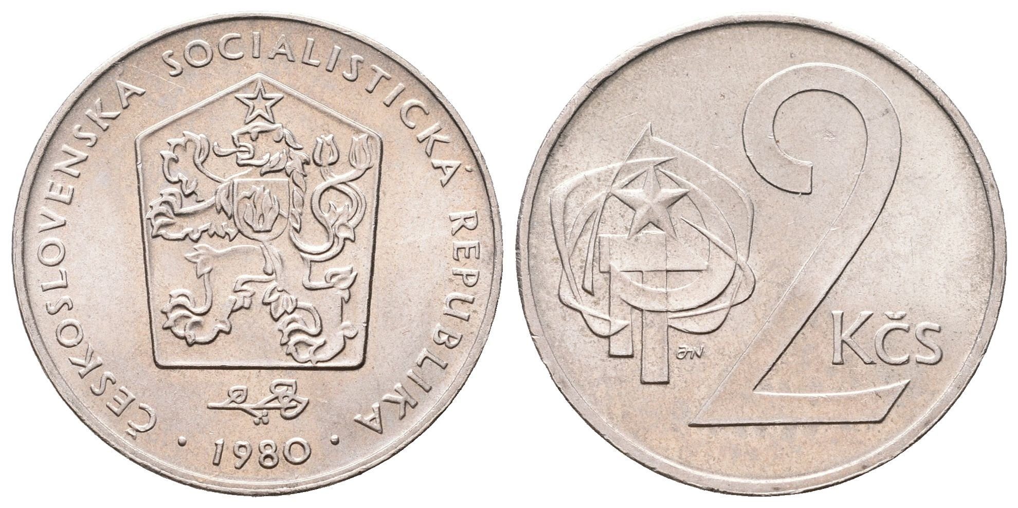 2 Koruna 1980