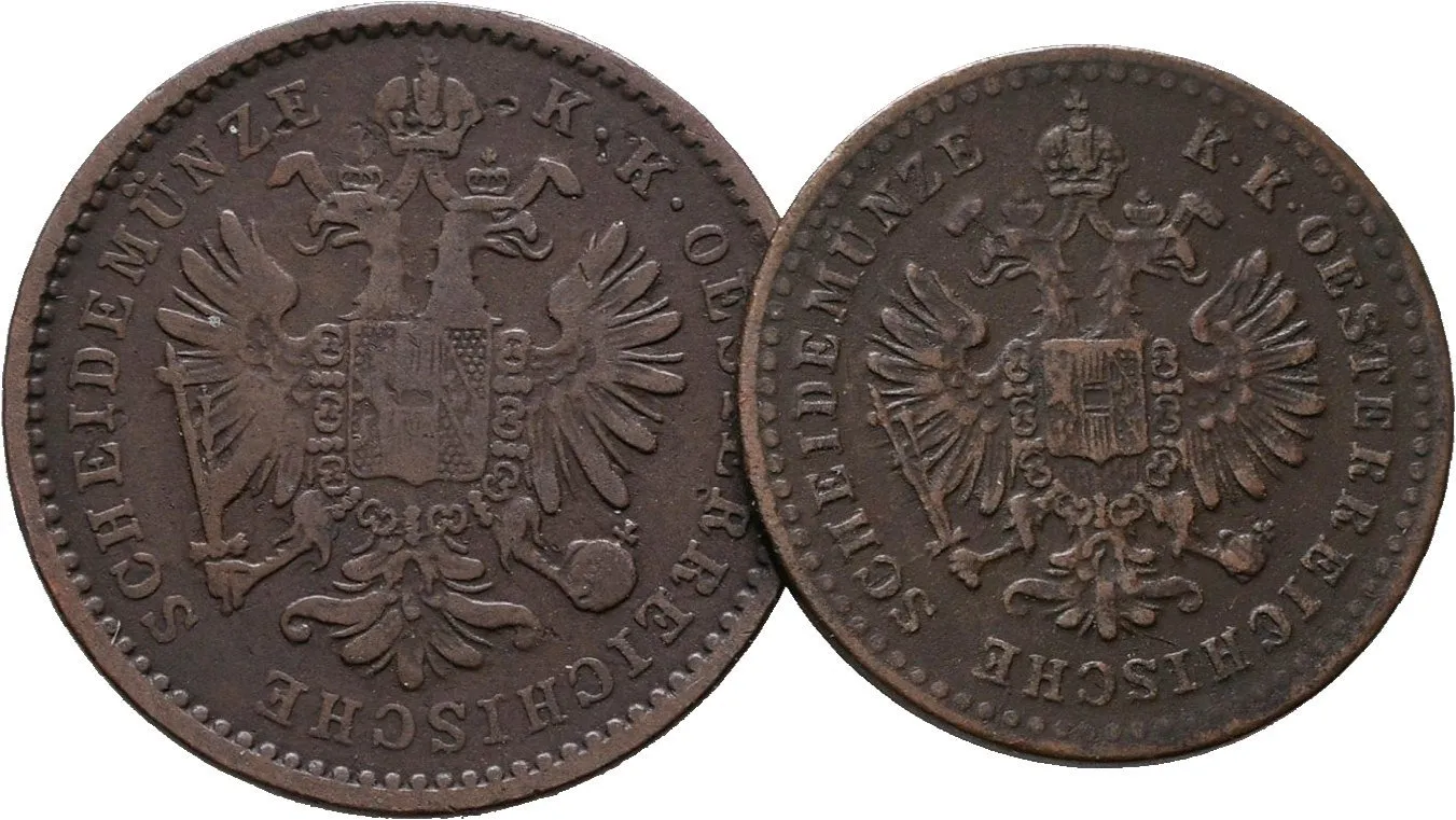 Rakouská a spolková měna, 1857 - 1892 — 1