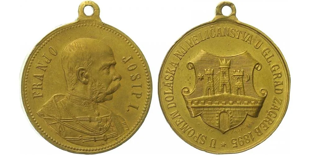František Josef I., medaile na návštěvu a přítomnost císaře — 1