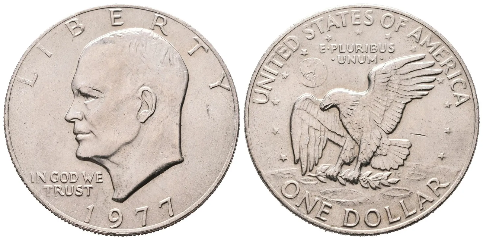 USA, 1 Dollar 1977  - Dwight D. Eisenhower