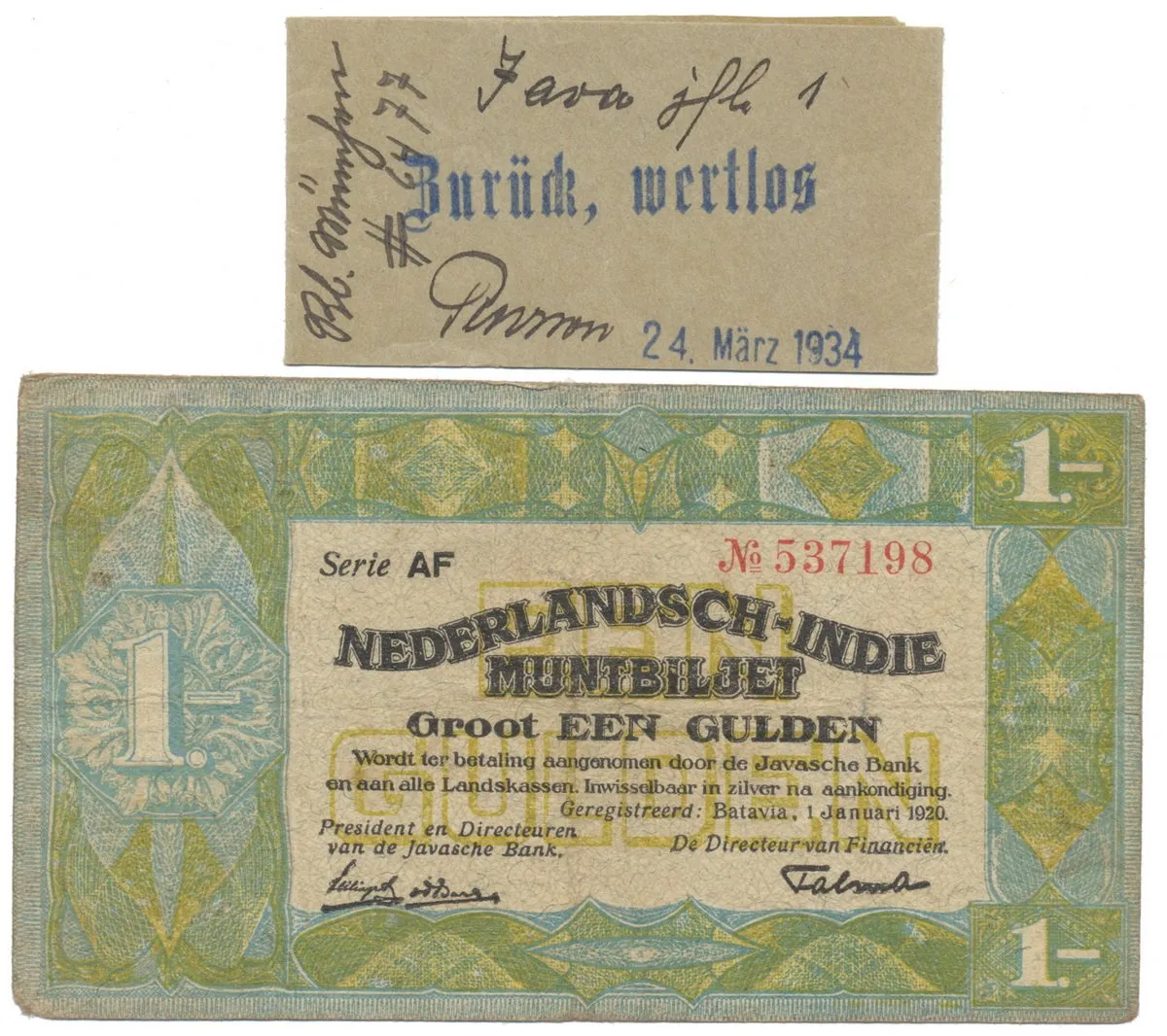 Nizozemská východní Indie - Netherlands Indies — 1