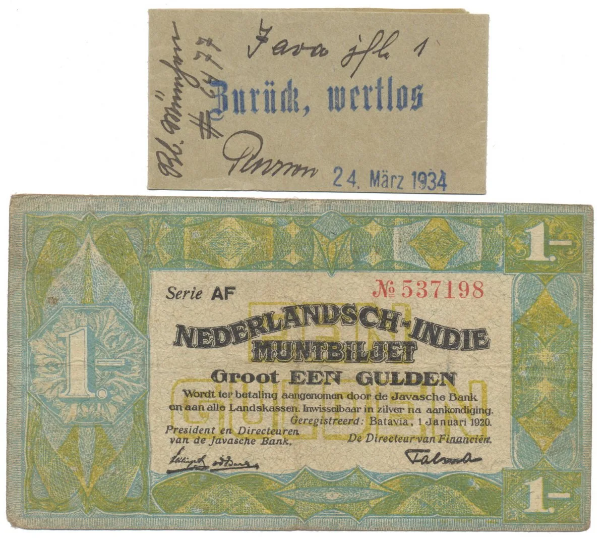 Nizozemská východní Indie - Netherlands Indies — 1