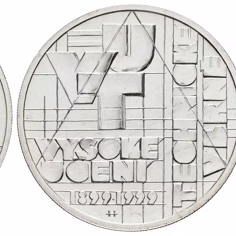 200 Kč 1999 - Vysoké učení technické v Brně, kapsle, certifikát
