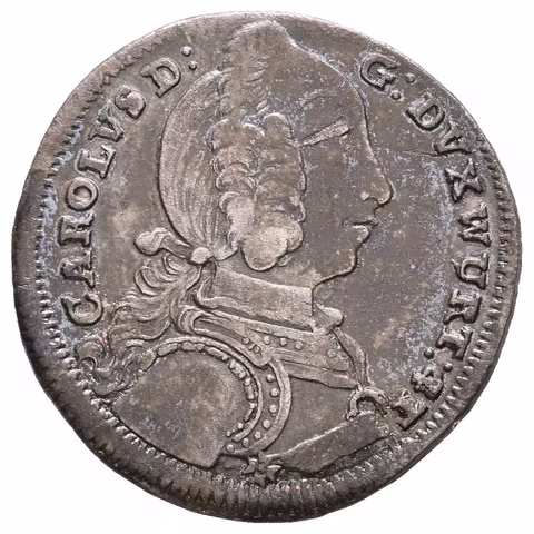 6 Krejcar 1748, KM.385, krásná zachovalost, tmavá patina, pěkně vyražený