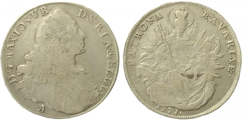 Bavorsko, Maximilian III. Josef, 1745 - 1777 — 1