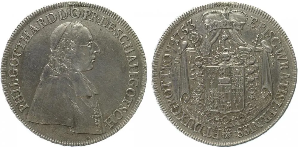 Vratislav - biskupství, Philipp Gotthard, 1747 - 1795 — 1