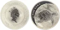Fidži, 2 Dollars 2012 - želva - fotografie 2
