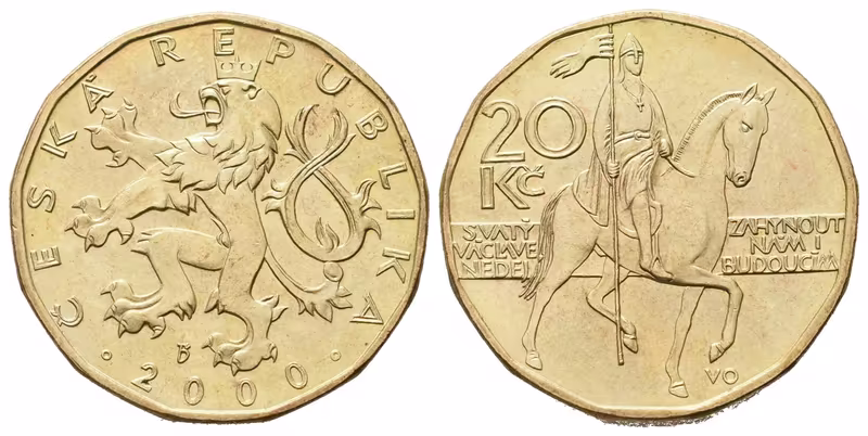 20 Koruna 2000