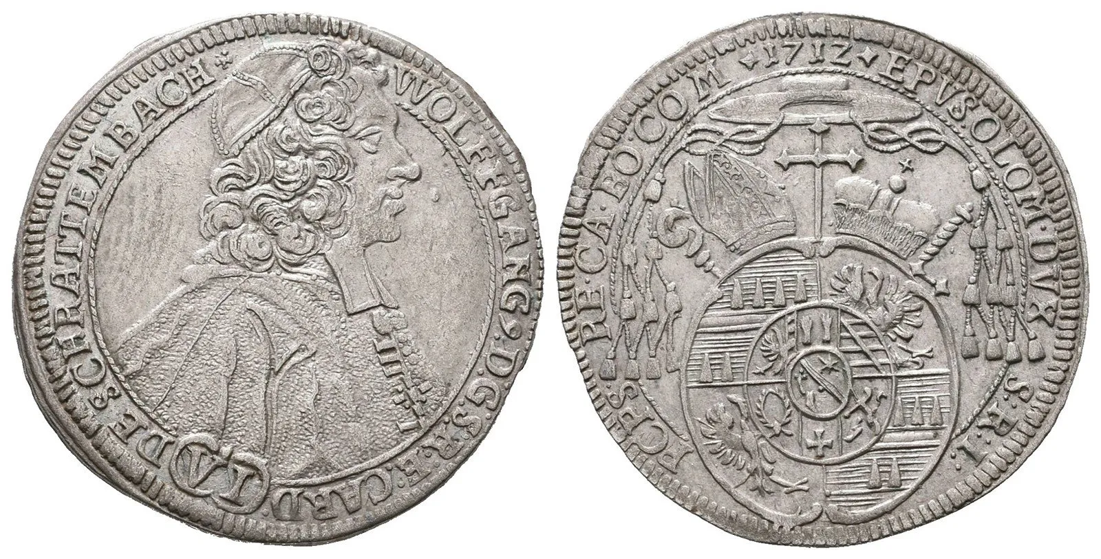 Olomouc - biskupství, Wolfgang von Schrattenbach, 1711 - 1738 — 1