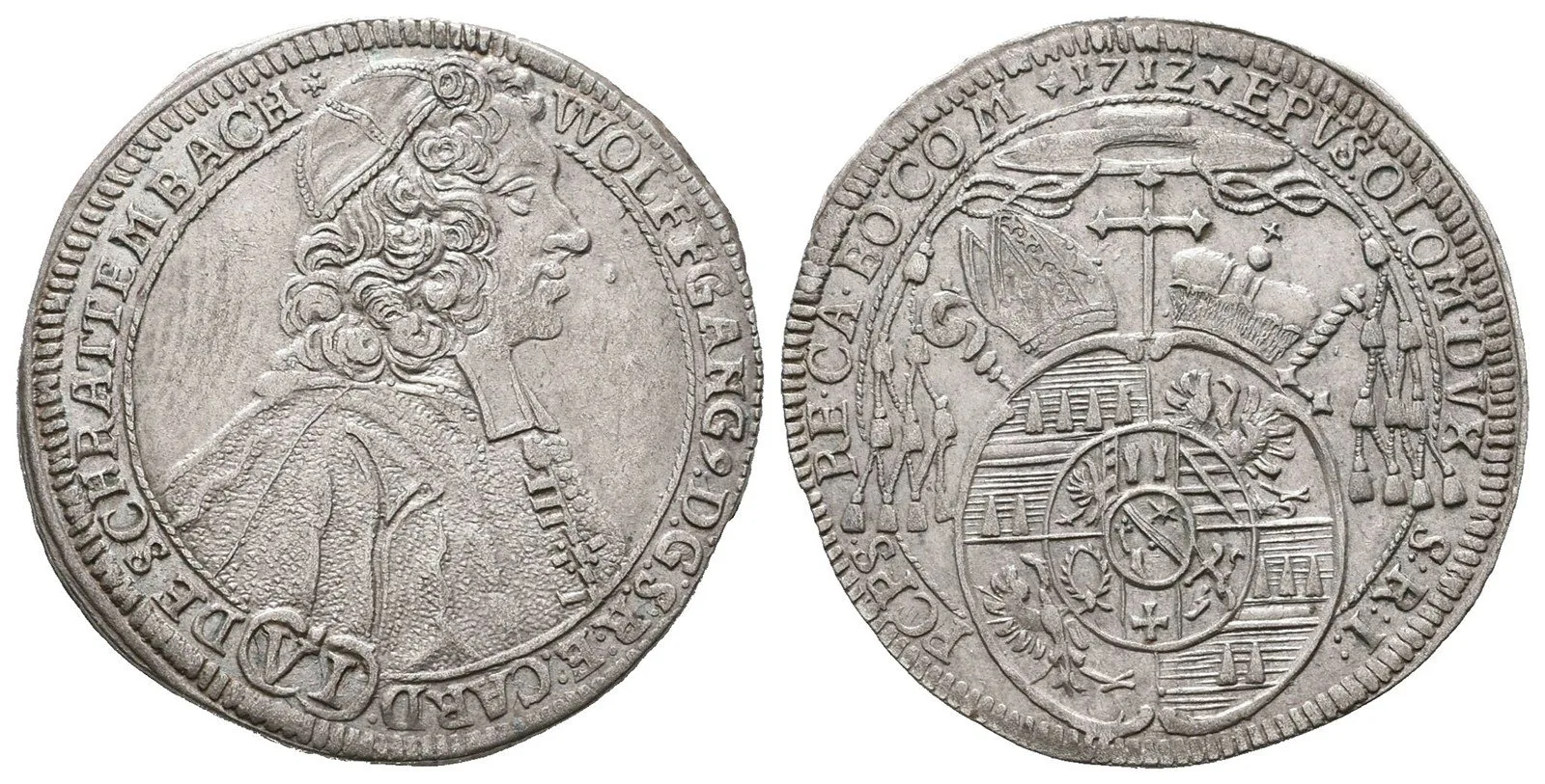 Olomouc - biskupství, Wolfgang von Schrattenbach, 1711 - 1738 — 1