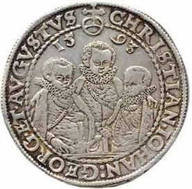 Sasko, Christian II., Johann Georg I. a August, 1591 - 1611 — 1