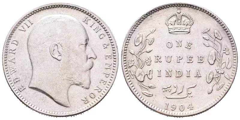 Indie, Rupie 1904