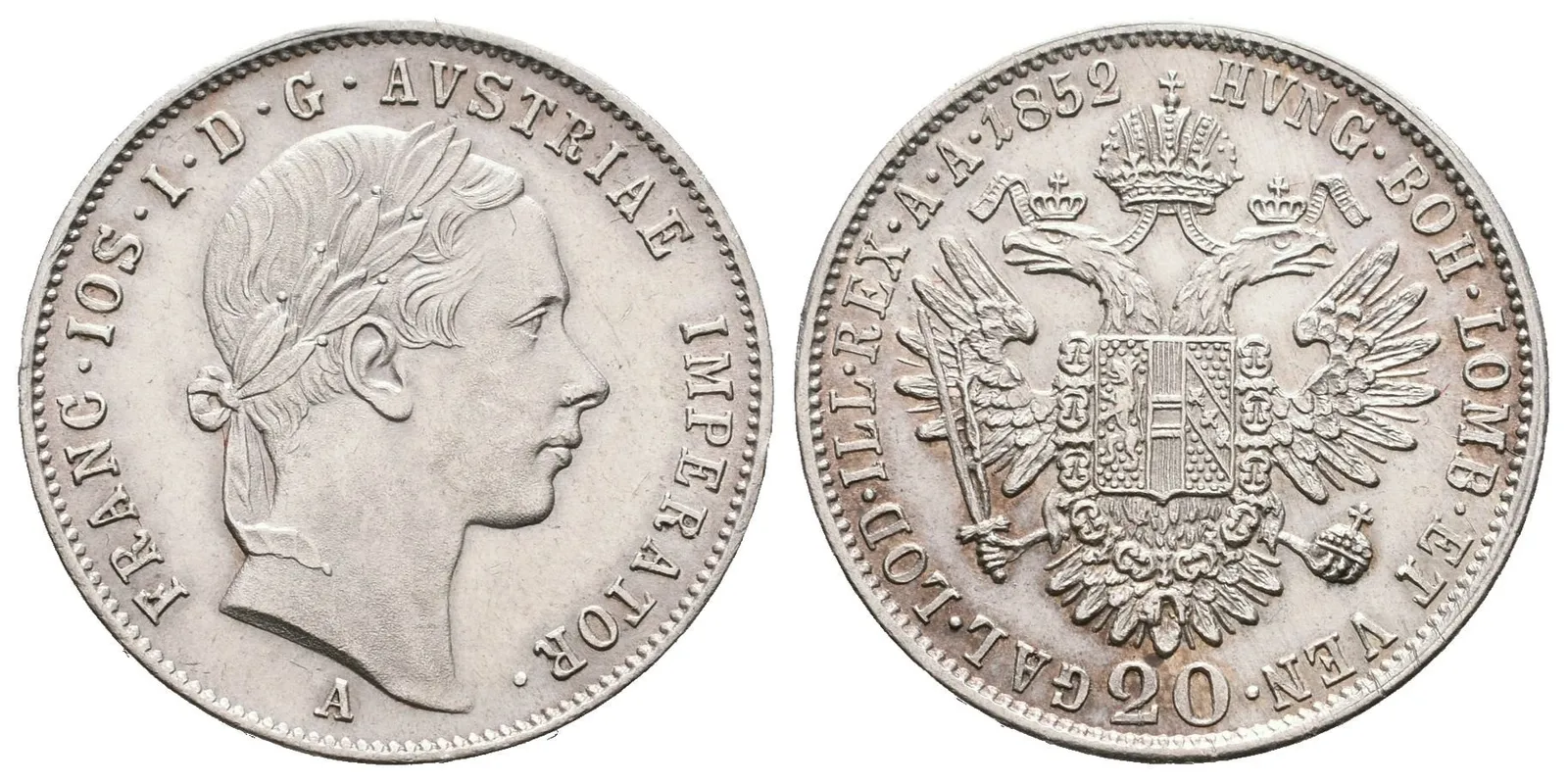 20 Krejcar 1852 A
