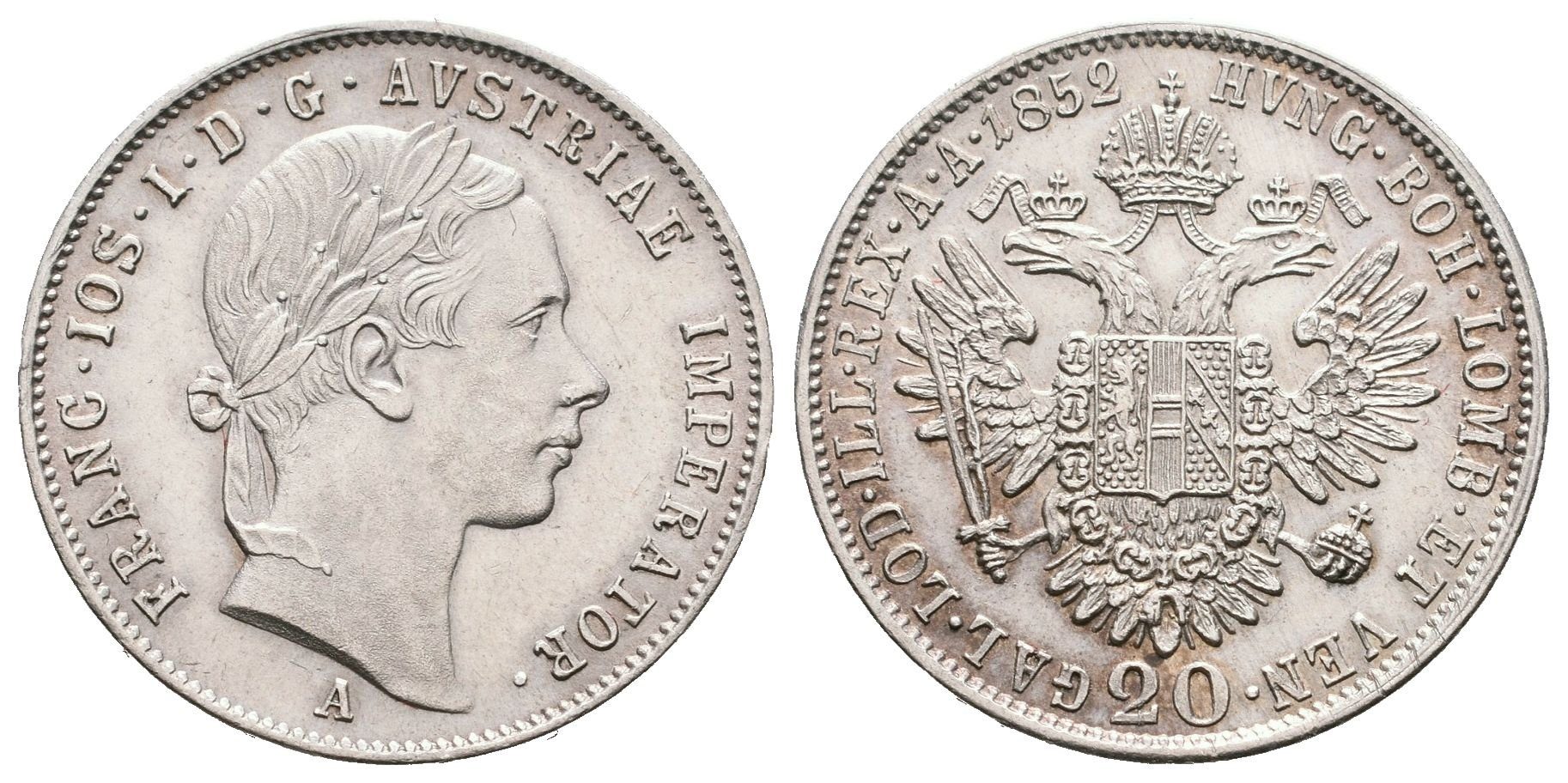 20 Krejcar 1852 A