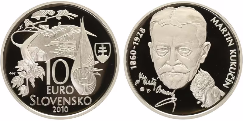 10 Euro 2010 - Martin Kukučín, PROOF