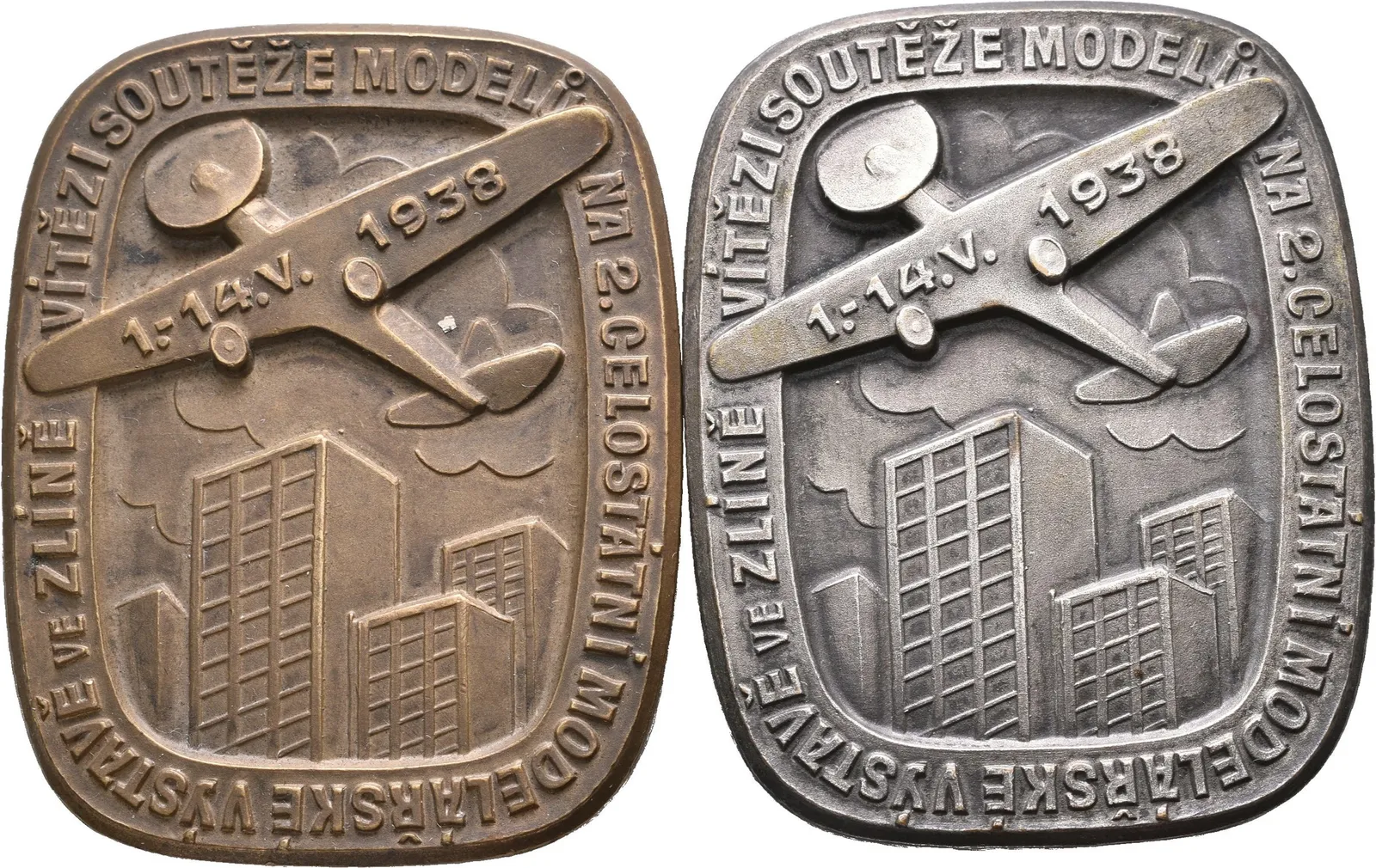 AE Plaketa 1938 (Karnet) - Vítězi soutěže modelů na 2. celostátní modelářské výstavě. — 1