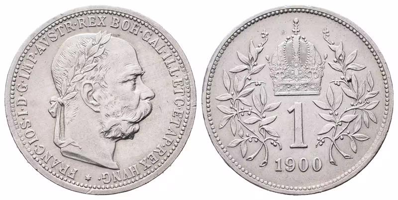 1 Koruna 1900