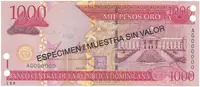 Dominikánská republika, 1000 Pesos Oro 2003, P.173s2